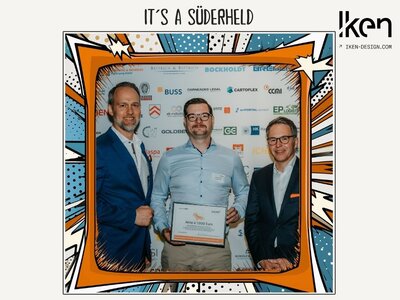 | Bild: © Gina Kühn - Vertelln Christoph Birkel (Tempowerk), Nicolas Schrader (Iken Design GmbH), Dr. Olaf Krüger (Süderelbe AG) {f:if(condition:'Gina Kühn - Vertelln',then:' | Bild: © Gina Kühn - Vertelln',else:'')