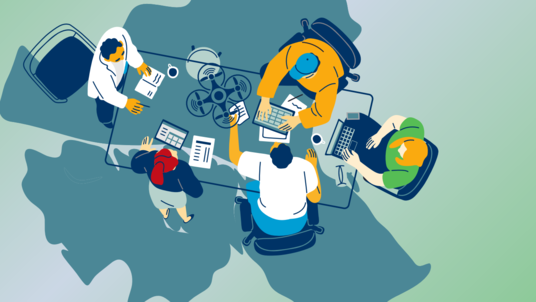 Titelbild Startup Monitor | © Startup Verband Titelbild Visualisierung Startup Monitor